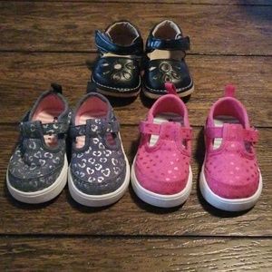 Infants girls size 3 shoe bundle